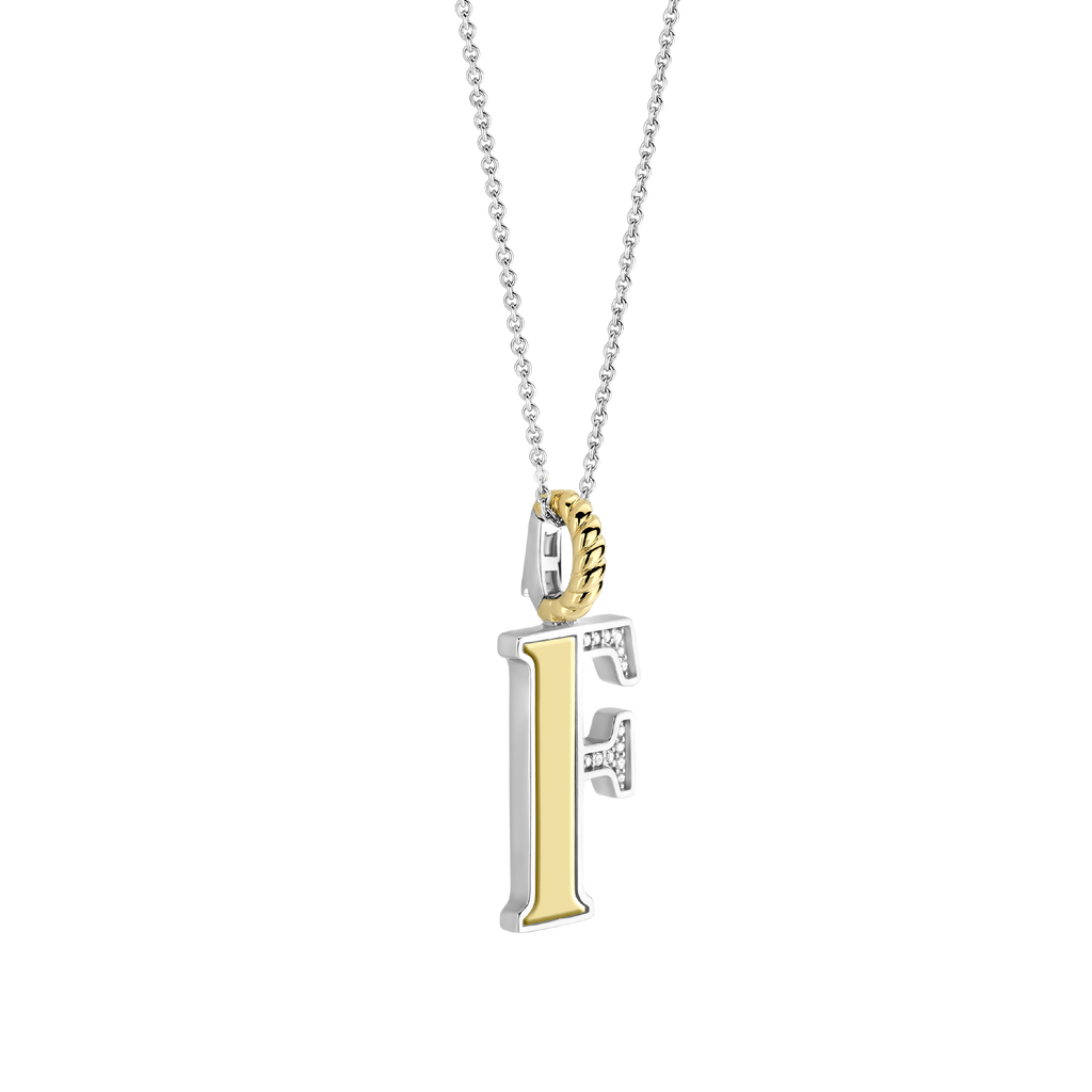 Ti Sento Milano Pendentif lettre F Lettres et chiffres 6840ZY_F
