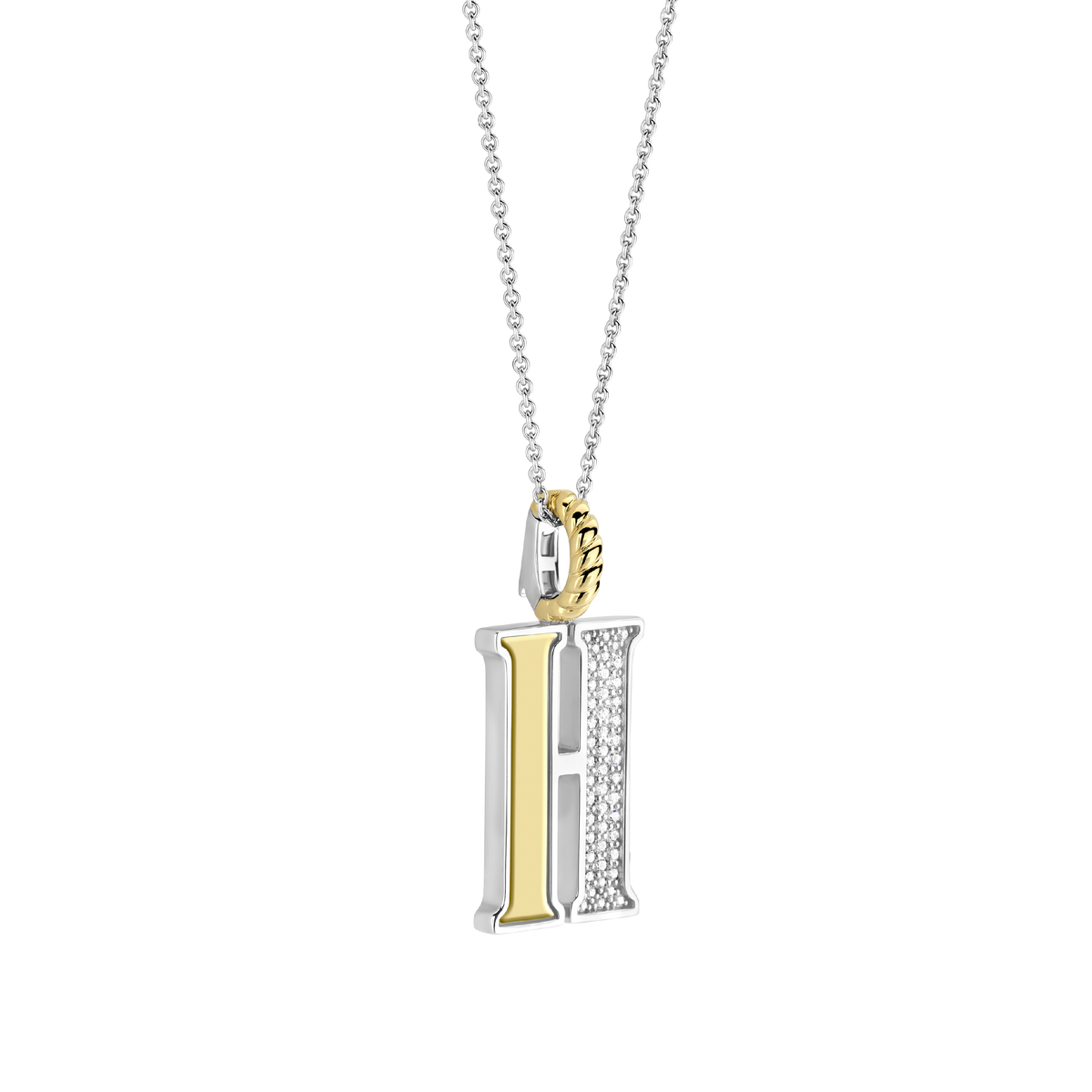 Ti Sento Milano Pendentif lettre H Lettres et chiffres 6840ZY_H