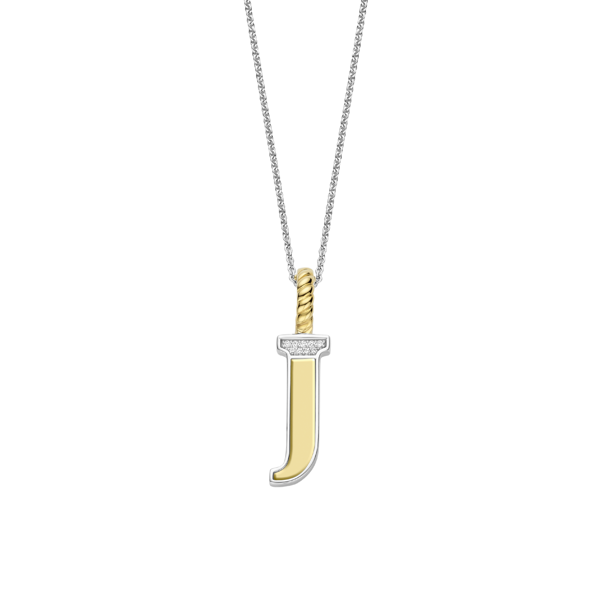 Ti Sento Milano Pendentif lettre J Lettres et chiffres 6840ZY_J