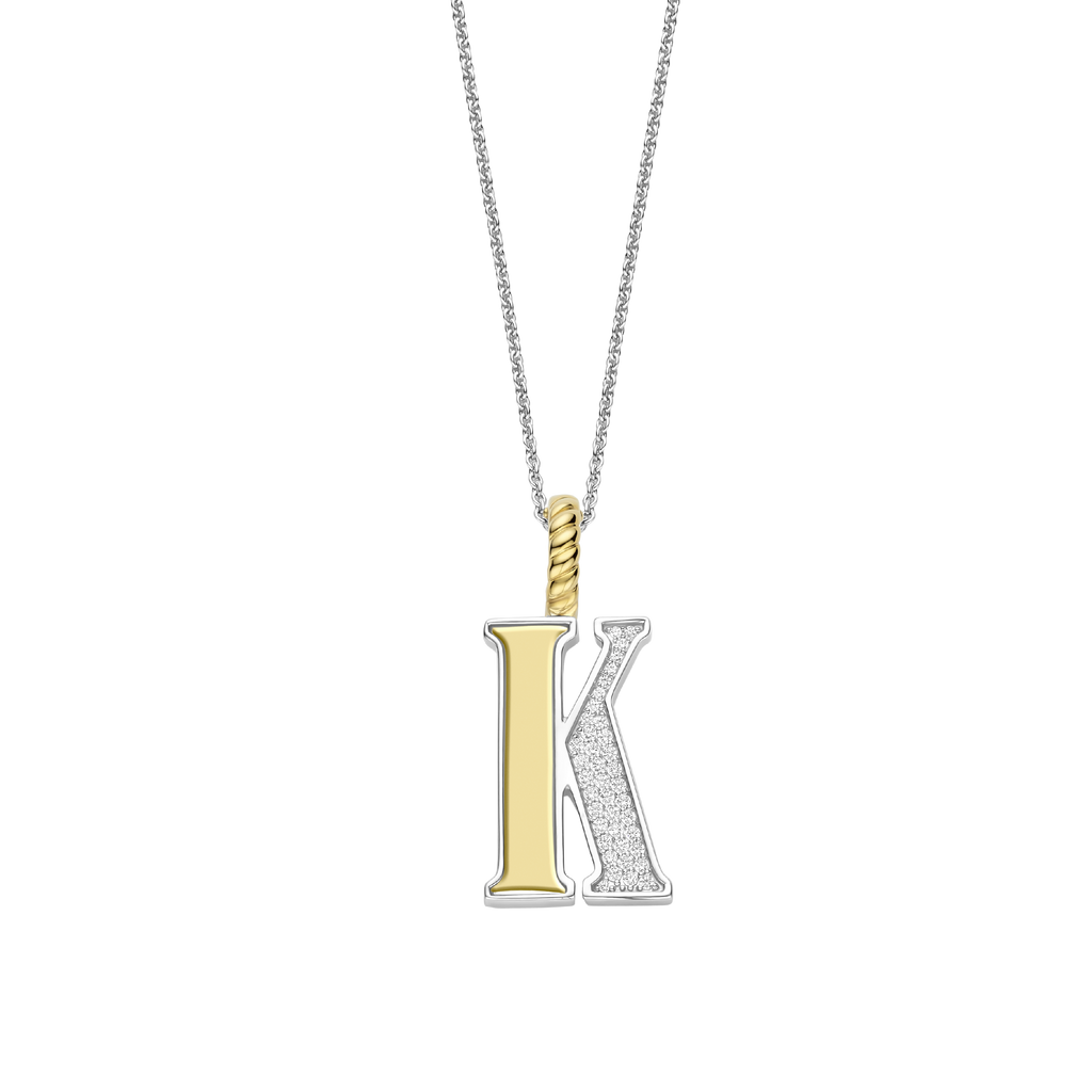 Ti Sento Milano Pendentif lettre K Lettres et chiffres 6840ZY_K