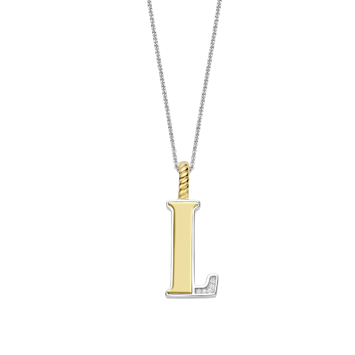 Ti Sento Milano Pendentif lettre L Lettres et chiffres 6840ZY_L