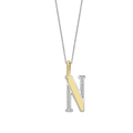 Ti Sento Milano Pendentif lettre N Lettres et chiffres 6840ZY_N