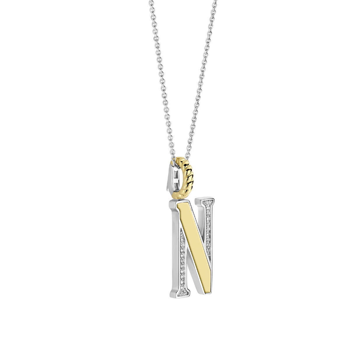 Ti Sento Milano Pendentif lettre N Lettres et chiffres 6840ZY_N
