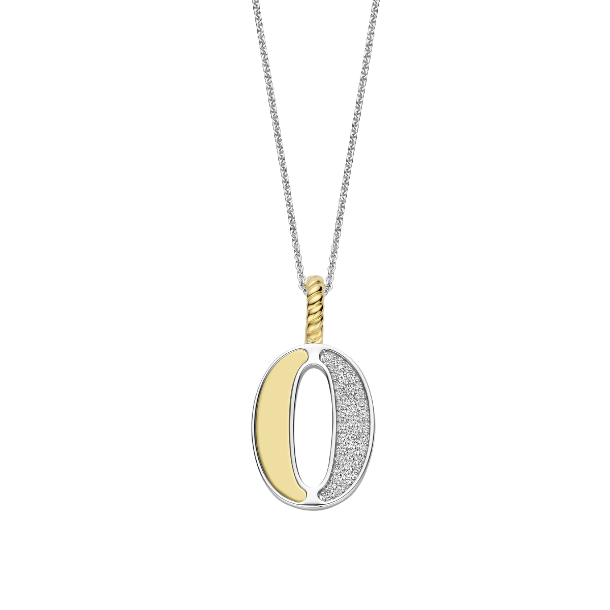 Ti Sento Milano Pendentif lettre O Lettres et chiffres 6840ZY_O