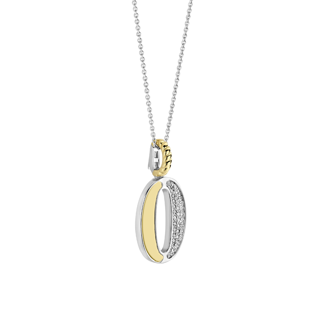 Ti Sento Milano Pendentif lettre O Lettres et chiffres 6840ZY_O