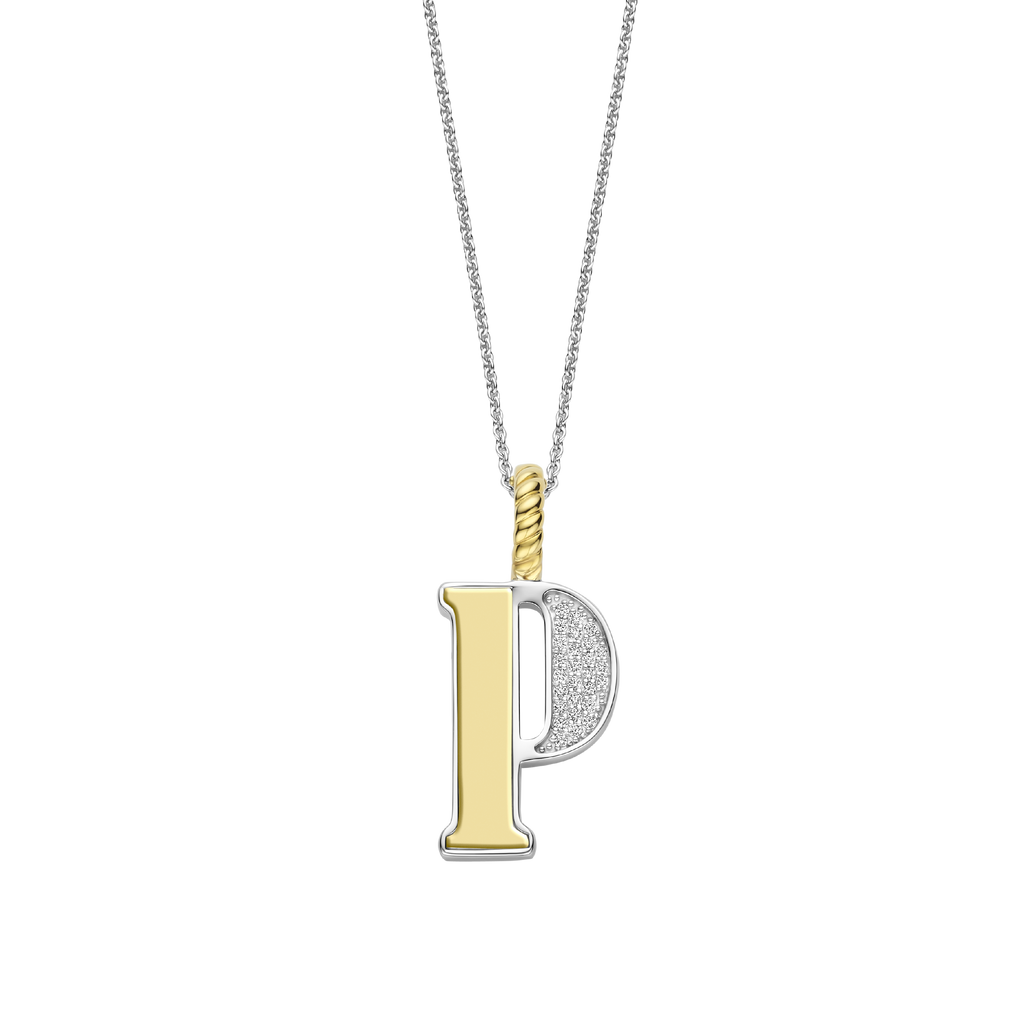 Ti Sento Milano Pendentif lettre P Lettres et chiffres 6840ZY_P