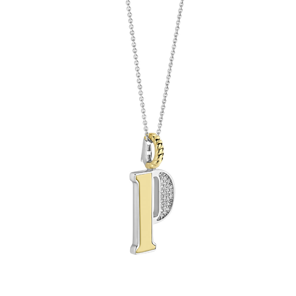 Ti Sento Milano Pendentif lettre P Lettres et chiffres 6840ZY_P