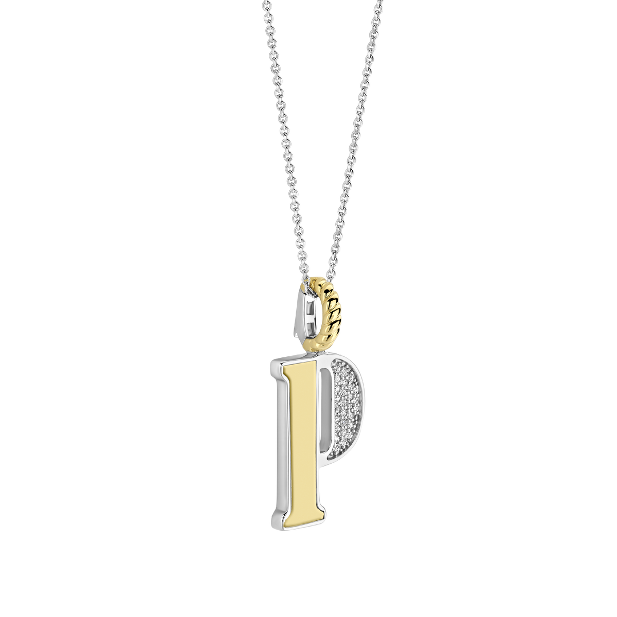Ti Sento Milano Pendentif lettre P Lettres et chiffres 6840ZY_P