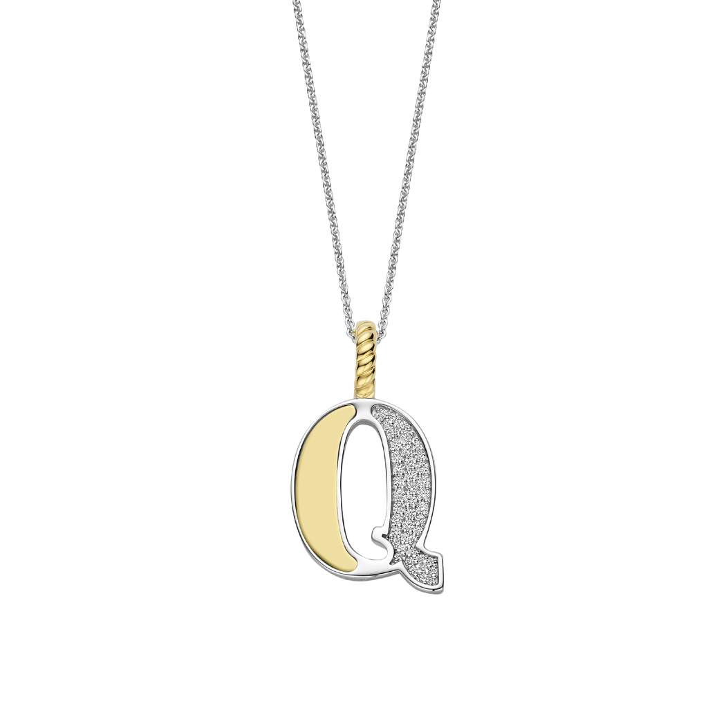 Ti Sento Milano Pendentif lettre Q Lettres et chiffres 6840ZY_Q