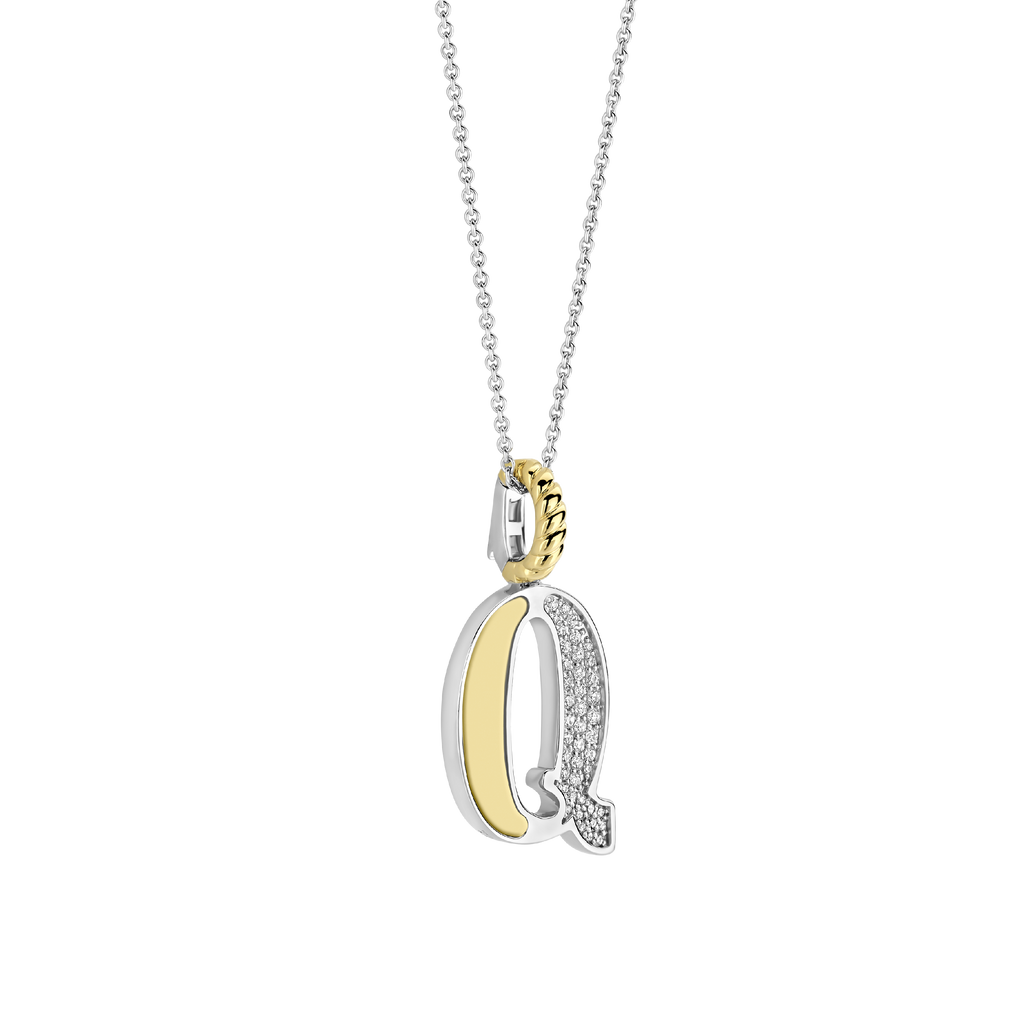 Ti Sento Milano Pendentif lettre Q Lettres et chiffres 6840ZY_Q
