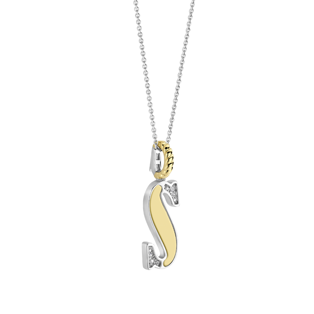 Ti Sento Milano Pendentif lettre S Lettres et chiffres 6840ZY_S
