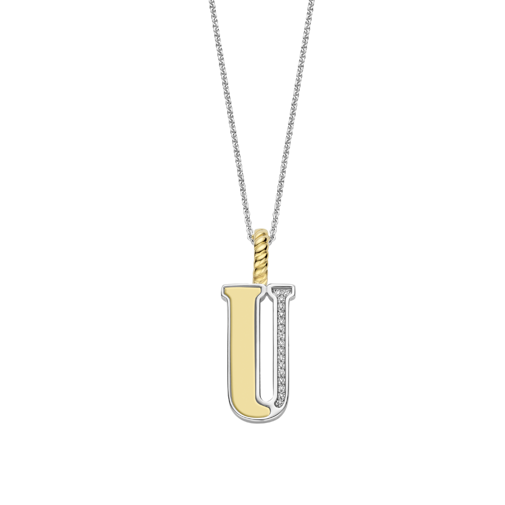 Ti Sento Milano Pendentif lettre U Lettres et chiffres 6840ZY_U