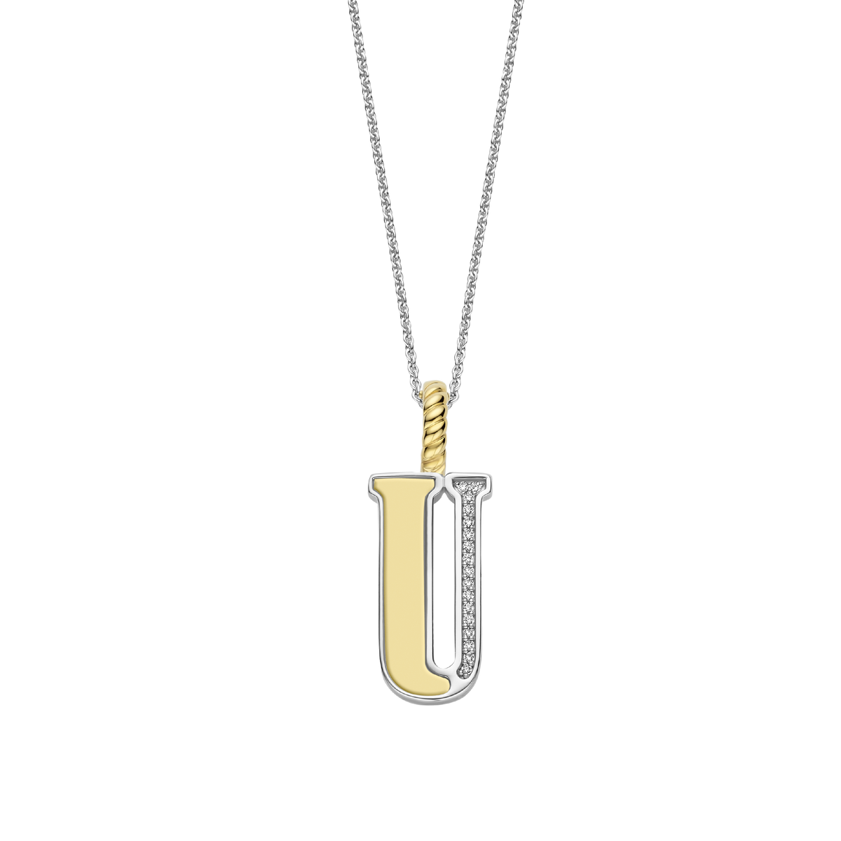 Ti Sento Milano Pendentif lettre U Lettres et chiffres 6840ZY_U