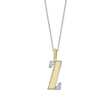 Ti Sento Milano Pendentif lettre Z Lettres et chiffres 6840ZY_Z