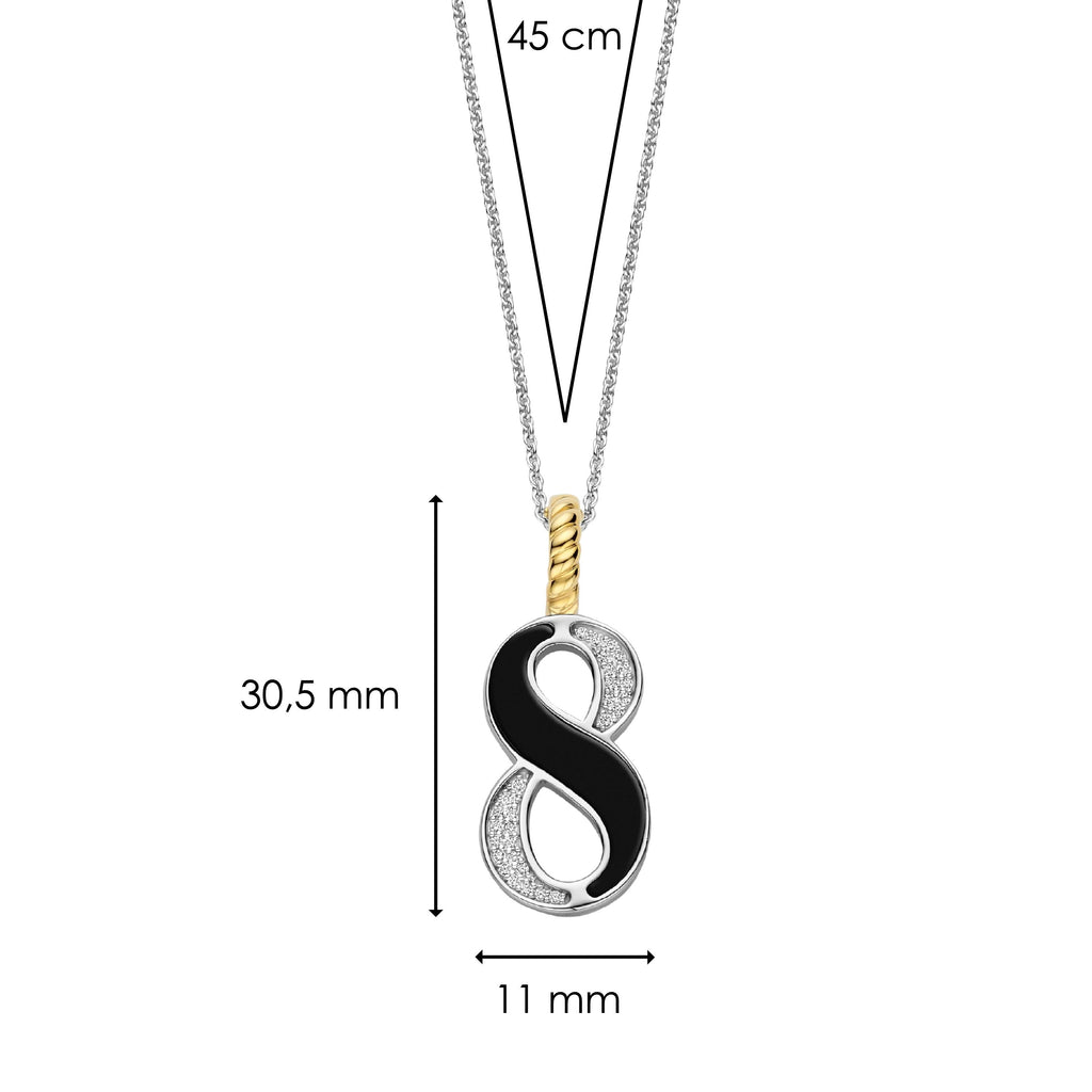 Ti Sento Milano Pendentif Lettres et chiffres 6841BL_8