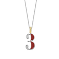 Ti Sento Milano Pendentif Lettres et chiffres 6841CR_3