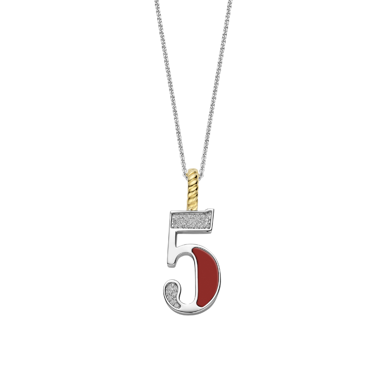 Ti Sento Milano Pendentif Lettres et chiffres 6841CR_5