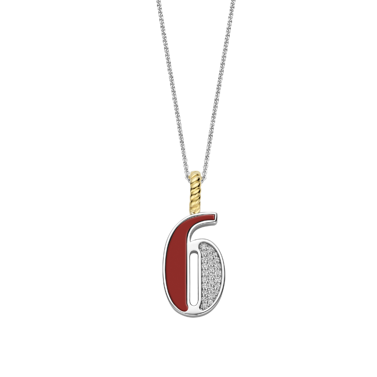 Ti Sento Milano Pendentif Lettres et chiffres 6841CR_6