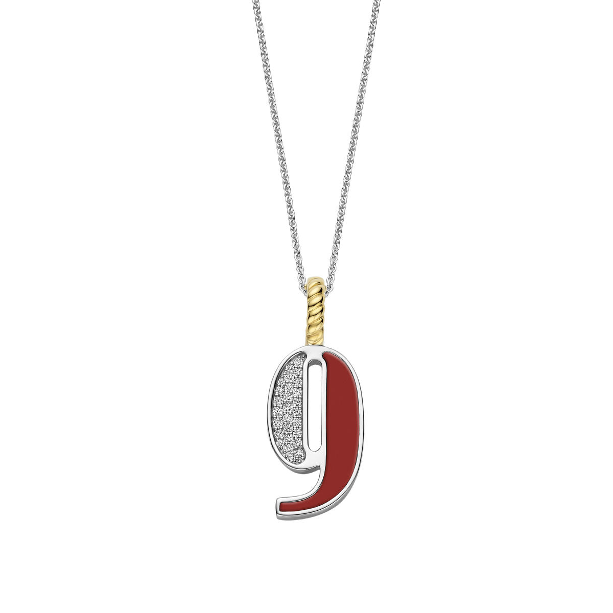 Ti Sento Milano Pendentif Lettres et chiffres 6841CR_9