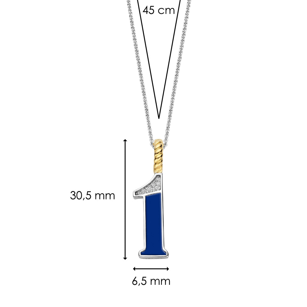 Ti Sento Milano Pendentif Lettres et chiffres 6841LB_1