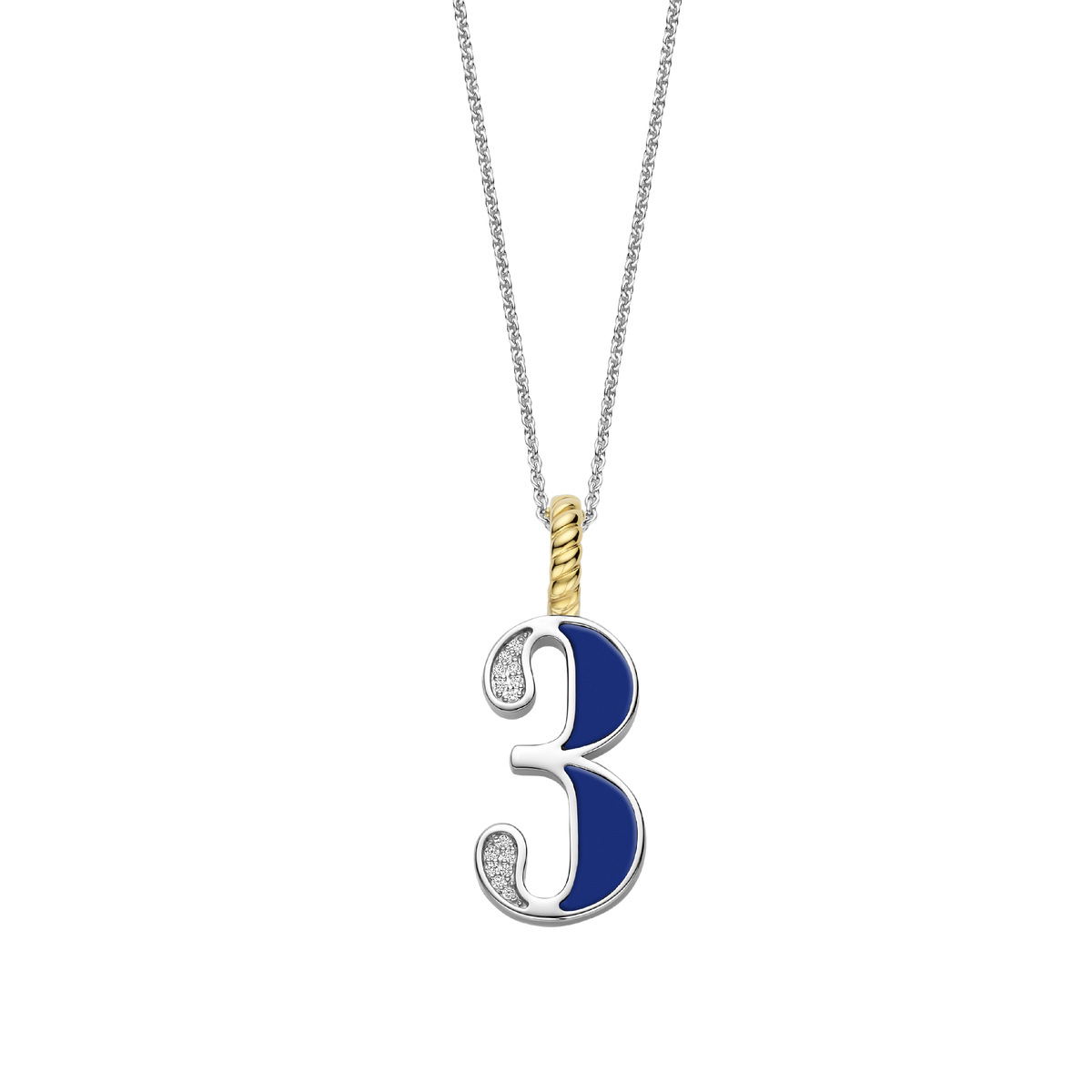 Ti Sento Milano Pendentif Lettres et chiffres 6841LB_3