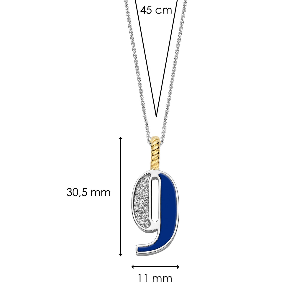 Ti Sento Milano Pendentif Lettres et chiffres 6841LB_9