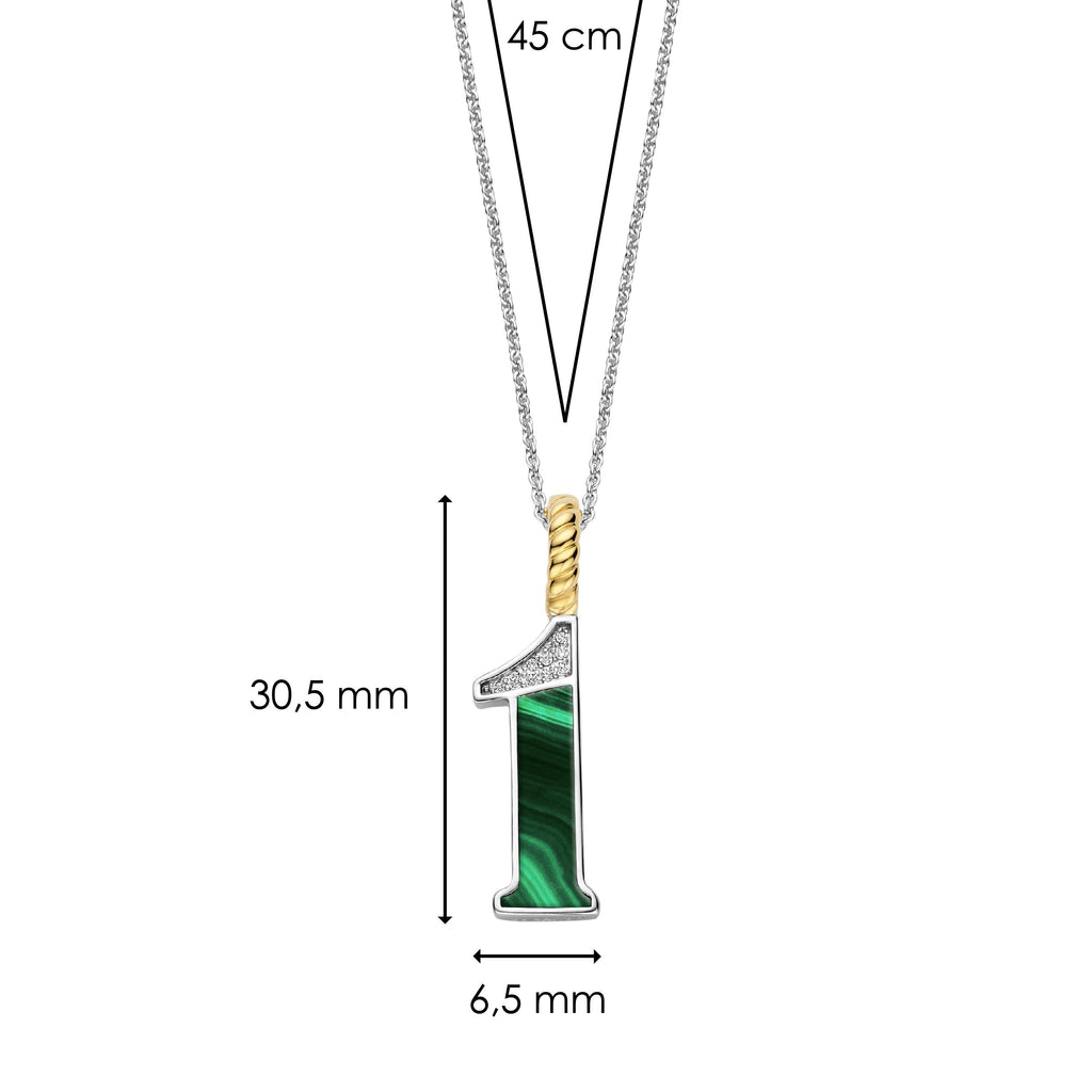 Ti Sento Milano Pendentif Lettres et chiffres 6841MA_1