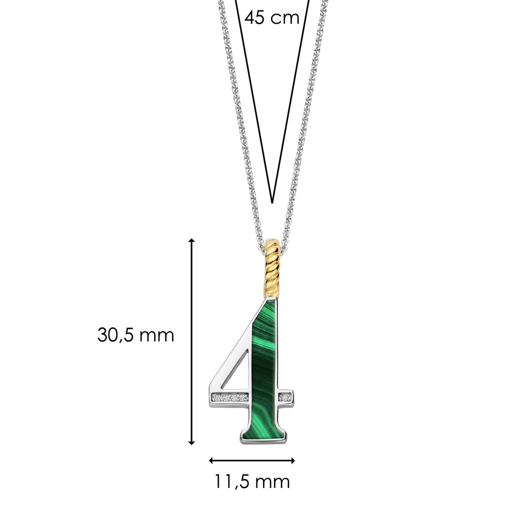 Ti Sento Milano Pendentif Lettres et chiffres 6841MA_4