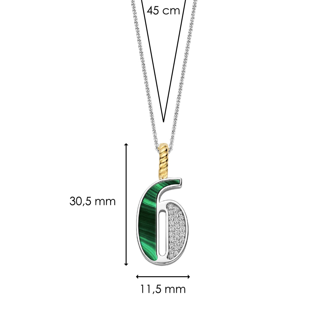 Ti Sento Milano Pendentif Lettres et chiffres 6841MA_6