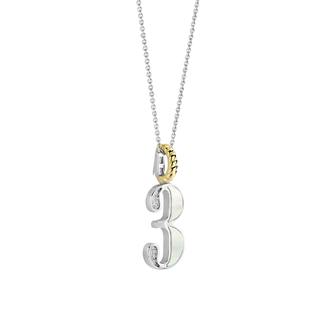 Ti Sento Milano Pendentif Lettres et chiffres 6841MW_3