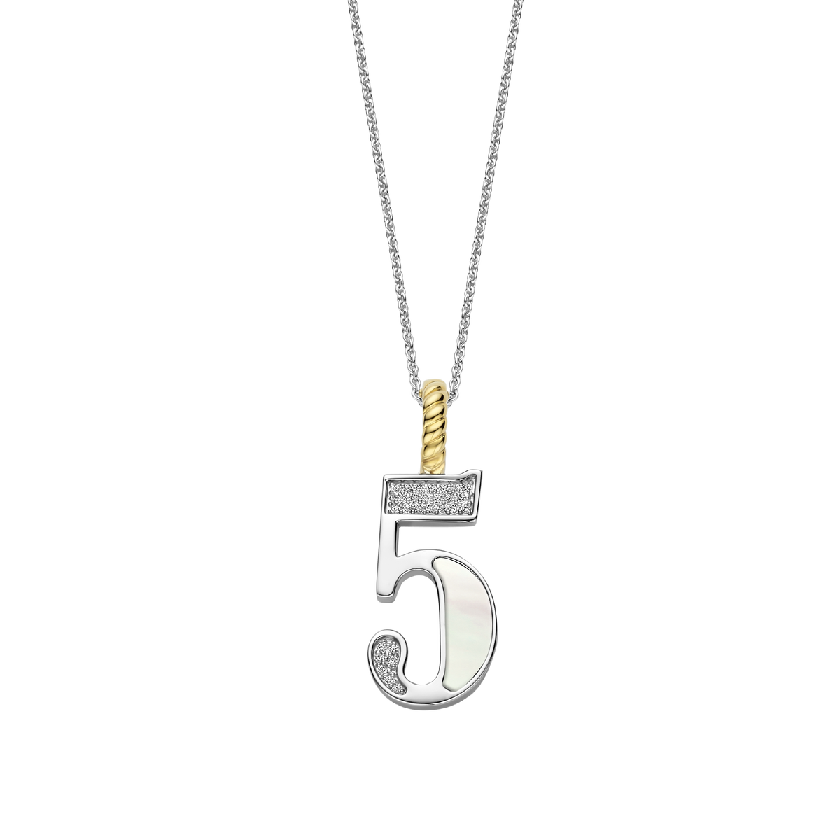 Ti Sento Milano Pendentif Lettres et chiffres 6841MW_5