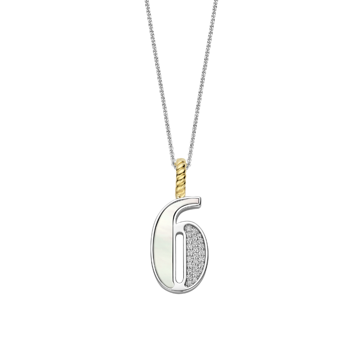 Ti Sento Milano Pendentif Lettres et chiffres 6841MW_6