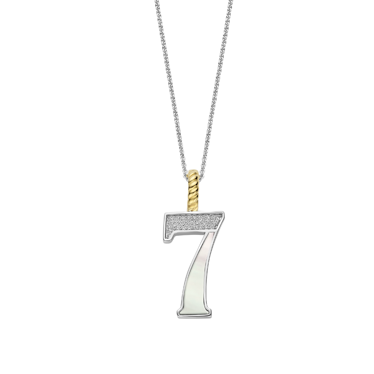 Ti Sento Milano Pendentif Lettres et chiffres 6841MW_7
