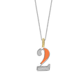 Ti Sento Milano Pendentif Lettres et chiffres 6841OR_2