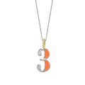 Ti Sento Milano Pendentif Lettres et chiffres 6841OR_3