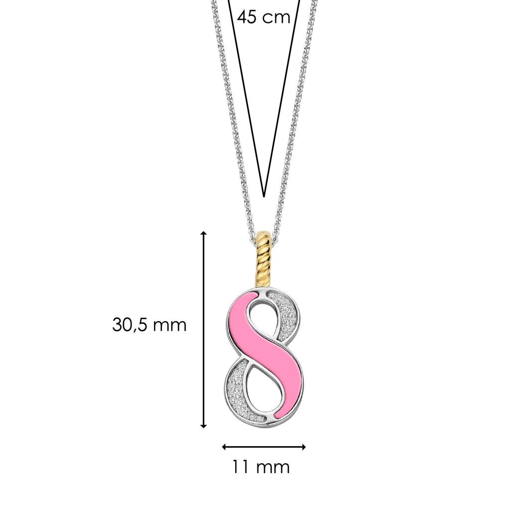 Ti Sento Milano Pendentif Lettres et chiffres 6841PI_8