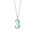 Ti Sento Milano Pendentif Lettres et chiffres 6841TQ_3