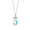 Ti Sento Milano Pendentif Lettres et chiffres 6841TQ_5