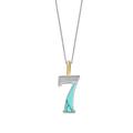 Ti Sento Milano Pendentif Lettres et chiffres 6841TQ_7
