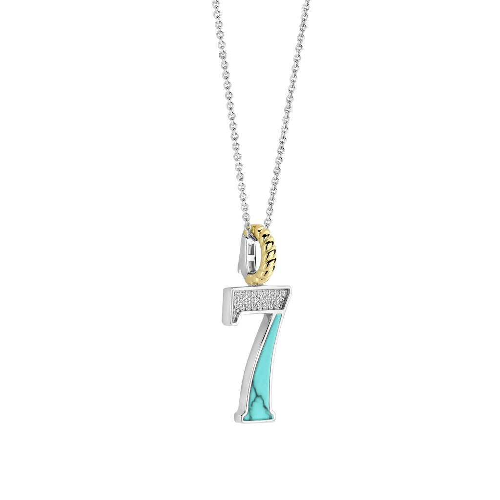 Ti Sento Milano Pendentif Lettres et chiffres 6841TQ_7