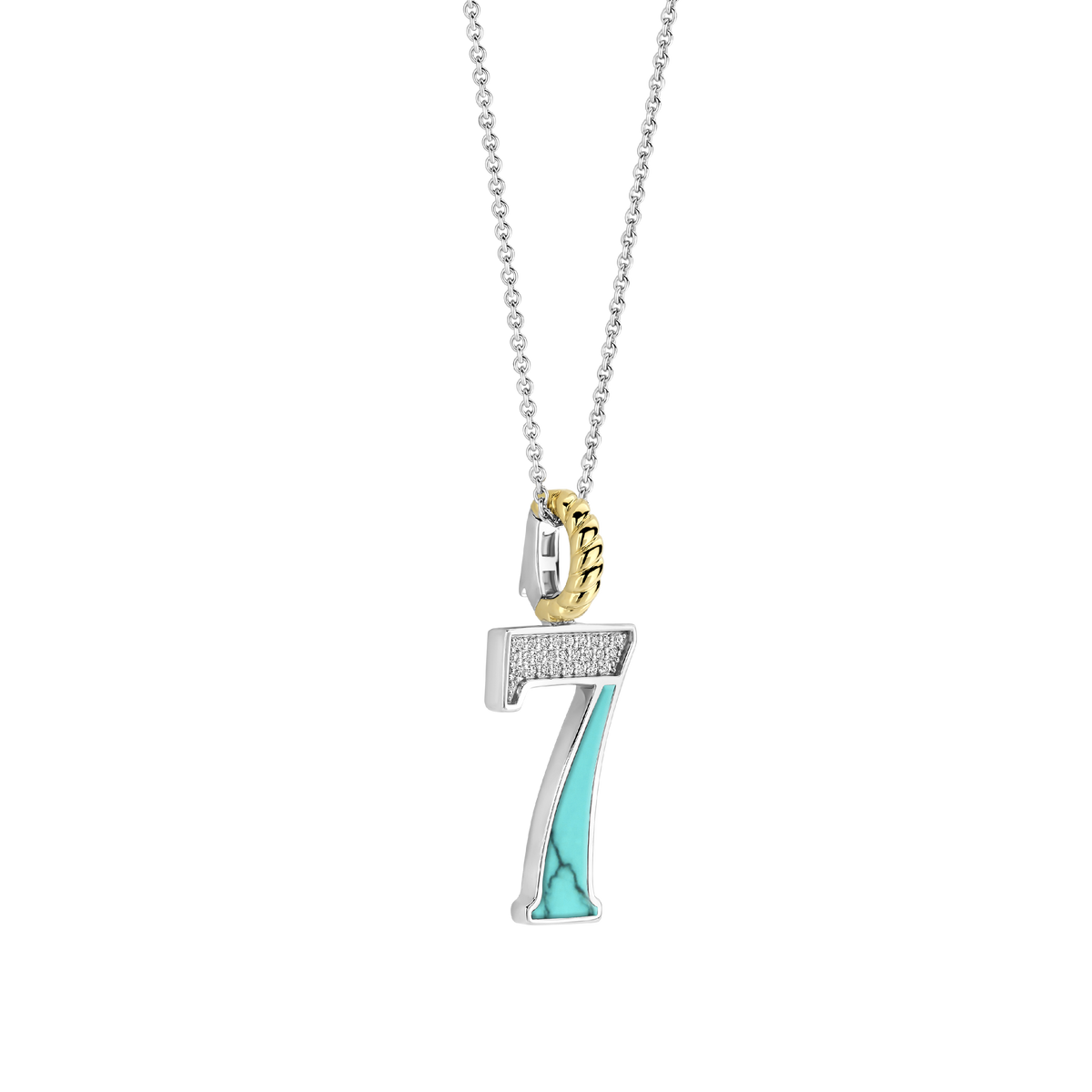 Ti Sento Milano Pendentif Lettres et chiffres 6841TQ_7