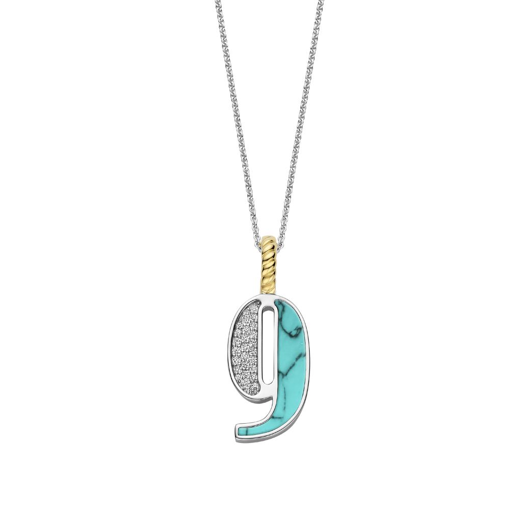 Ti Sento Milano Pendentif Lettres et chiffres 6841TQ_9