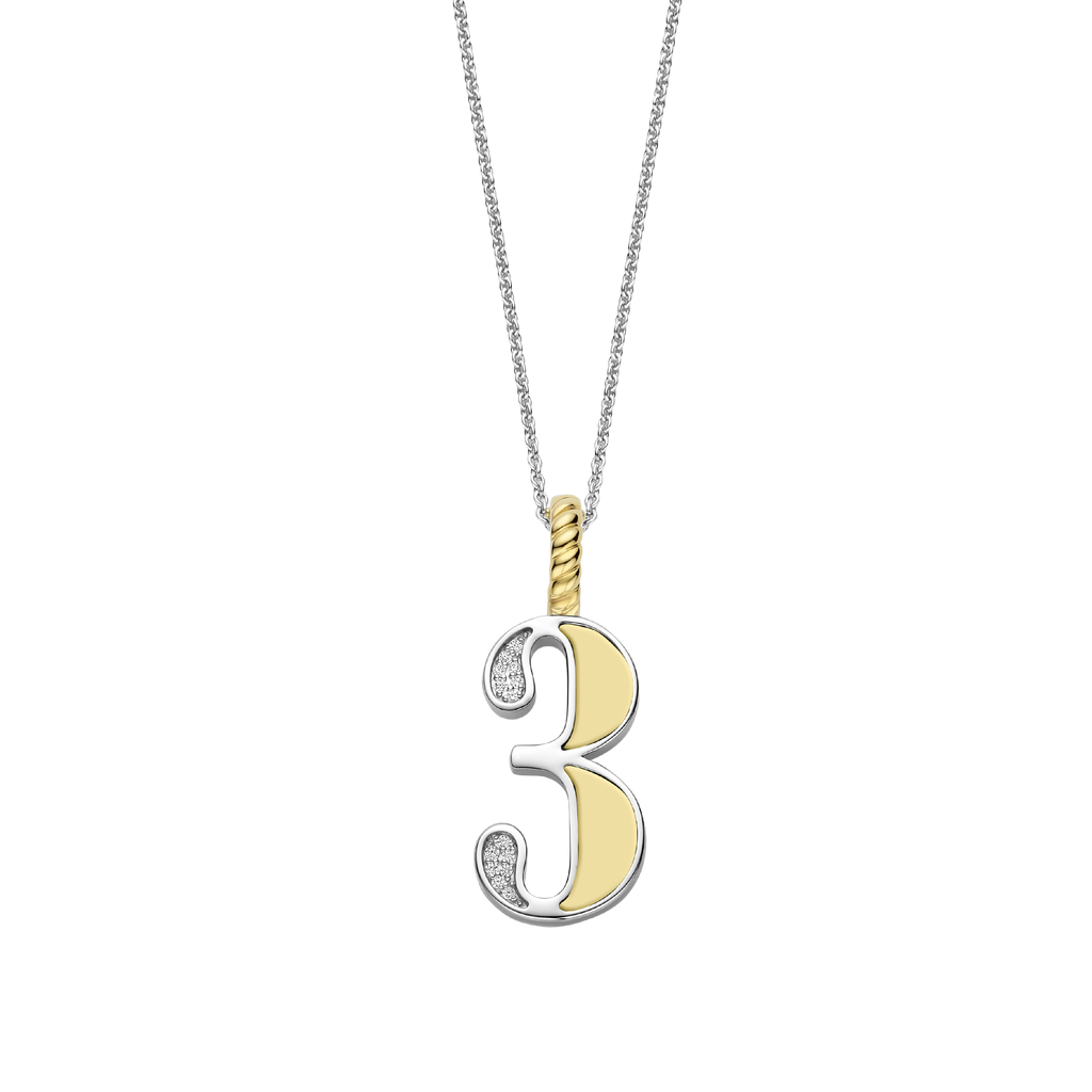 Ti Sento Milano Pendentif Lettres et chiffres 6841ZY_3