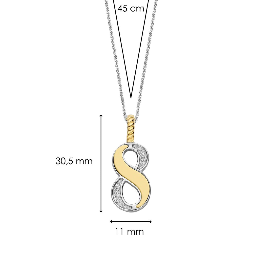 Ti Sento Milano Pendentif Lettres et chiffres 6841ZY_8