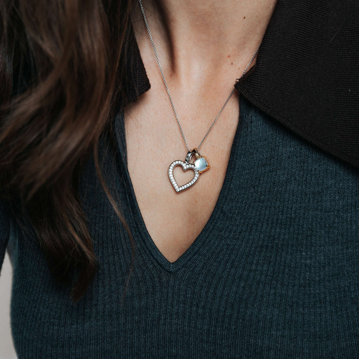 Ti Sento Milano Pendentif Amour, chance, bonheur 6859ZI