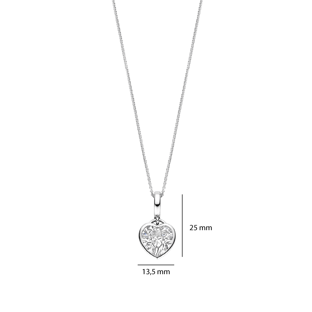 Ti Sento Milano Pendentif Amour, chance, bonheur 6861ZI