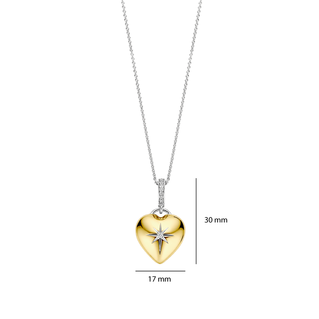 Ti Sento Milano Pendentif Amour, chance, bonheur 6862ZY