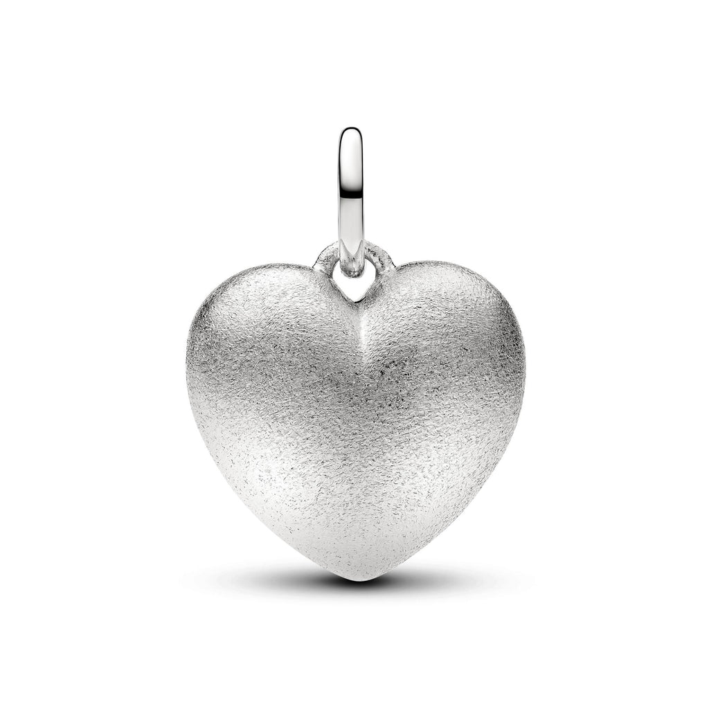 Pandora Moments Charm Pendant Cœur Bombé Mat 734908C00