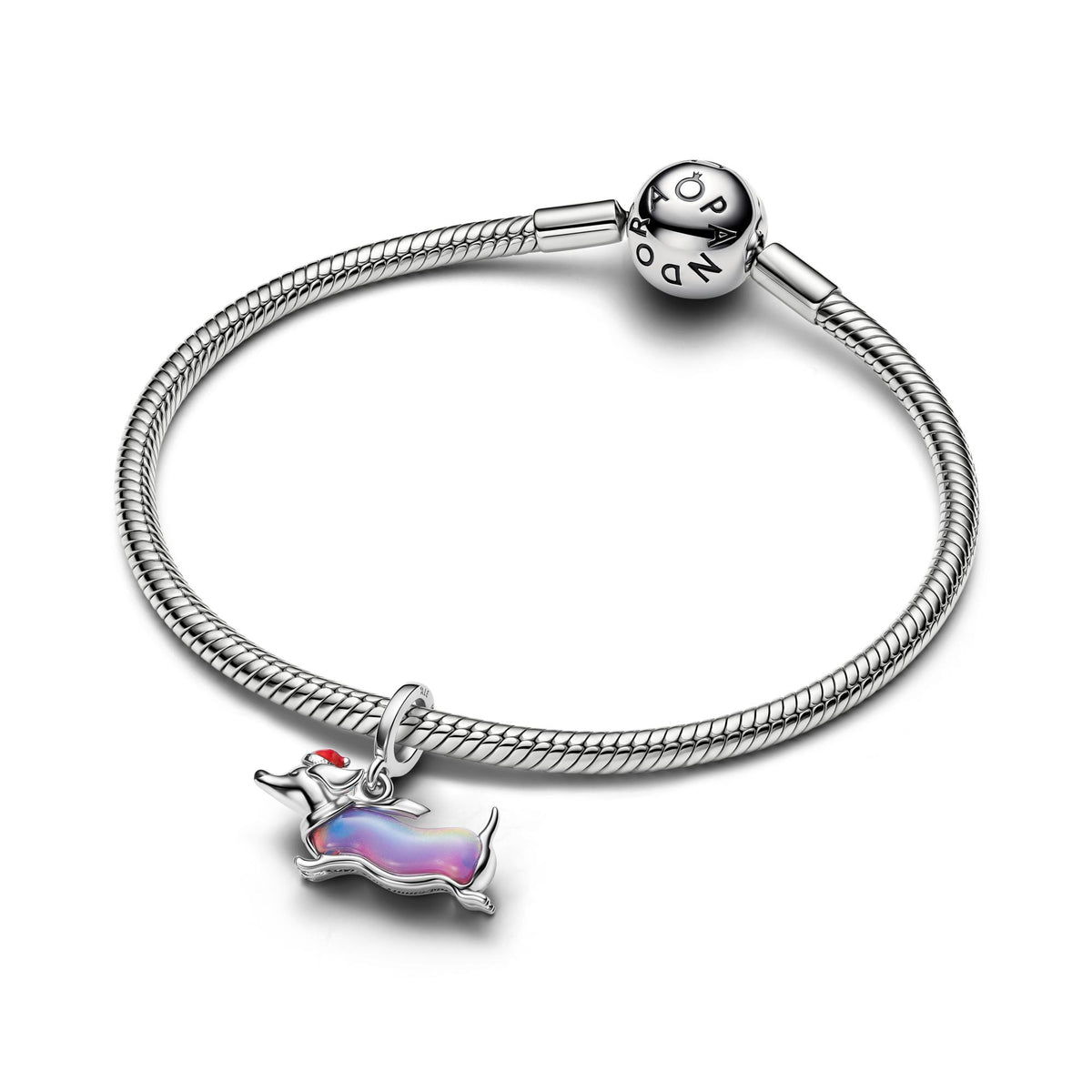 Pandora Moments Charm Pendant Teckel de Noël 734970C01