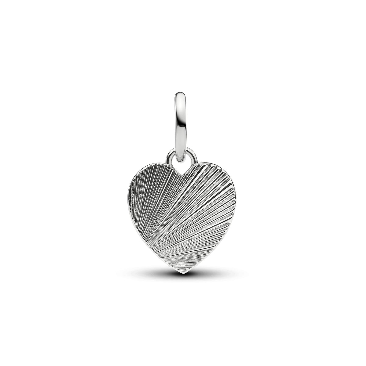 Pandora Moments Charm Pendant Cœur Gravable Violet 735088C02